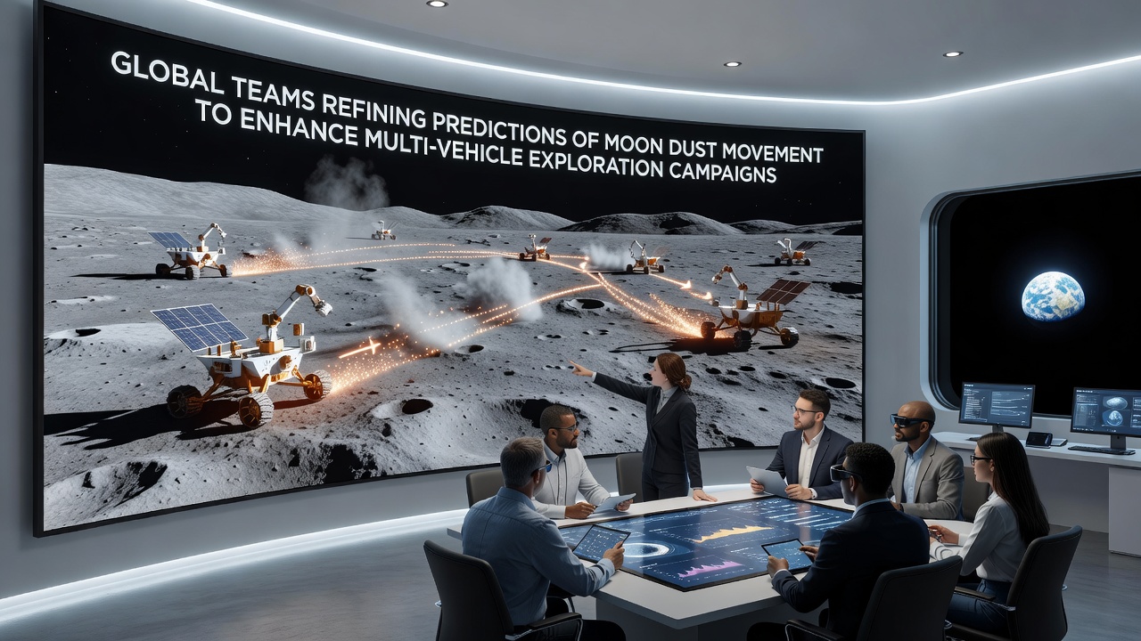 How Global Teams Are Refining Predictions of Moon Dust Movement to Enhance Multi-Vehicle Exploration Campaigns